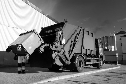Roadside skip placement in Ilford