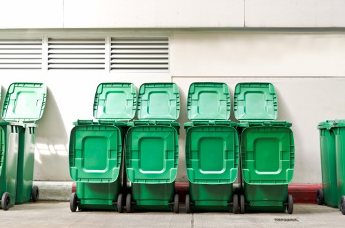 A skip container placed on a residential property in Ilford