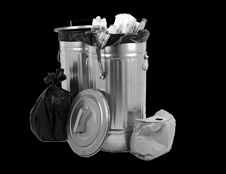 Ilford construction workers sorting waste