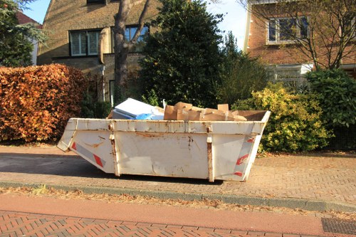 Environmentally friendly demolition waste recycling efforts